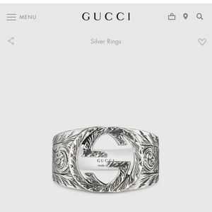 GUCCI ring size 15 (US size 7-7&1/4)